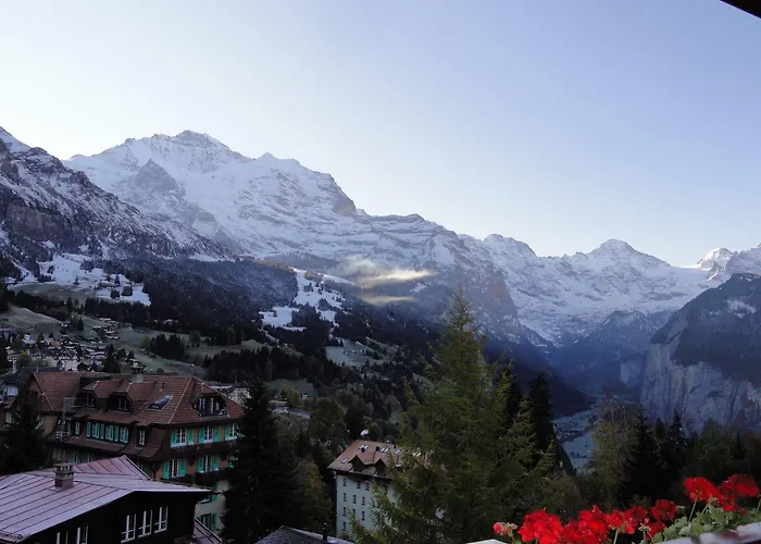 Szálloda Alpenruhe - Vintage Design Wengen