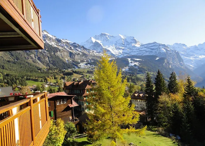 Szálloda Alpenruhe - Vintage Design Wengen